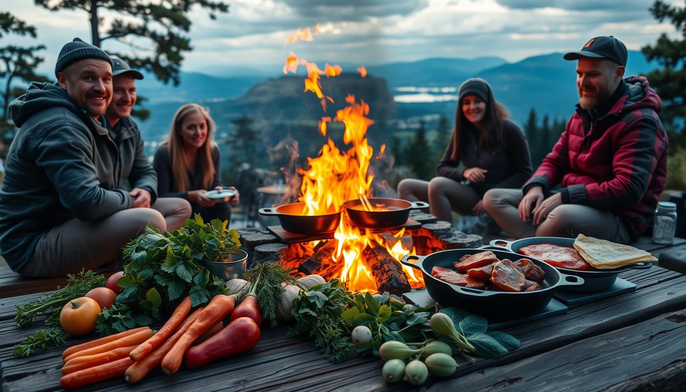 cooking outdoor
